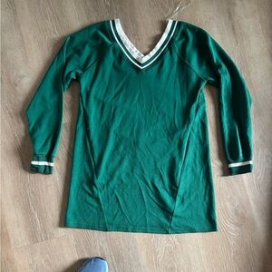 Aerie Green Long Sleeve Mini Dress